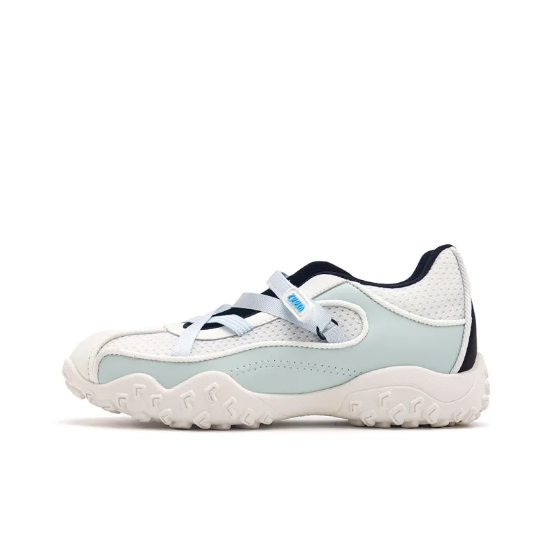 UNCLEWEN Mint Summer Breathable Lightweight Height Increasing Low Top Casual Shoes Women's Seagull Blue-0