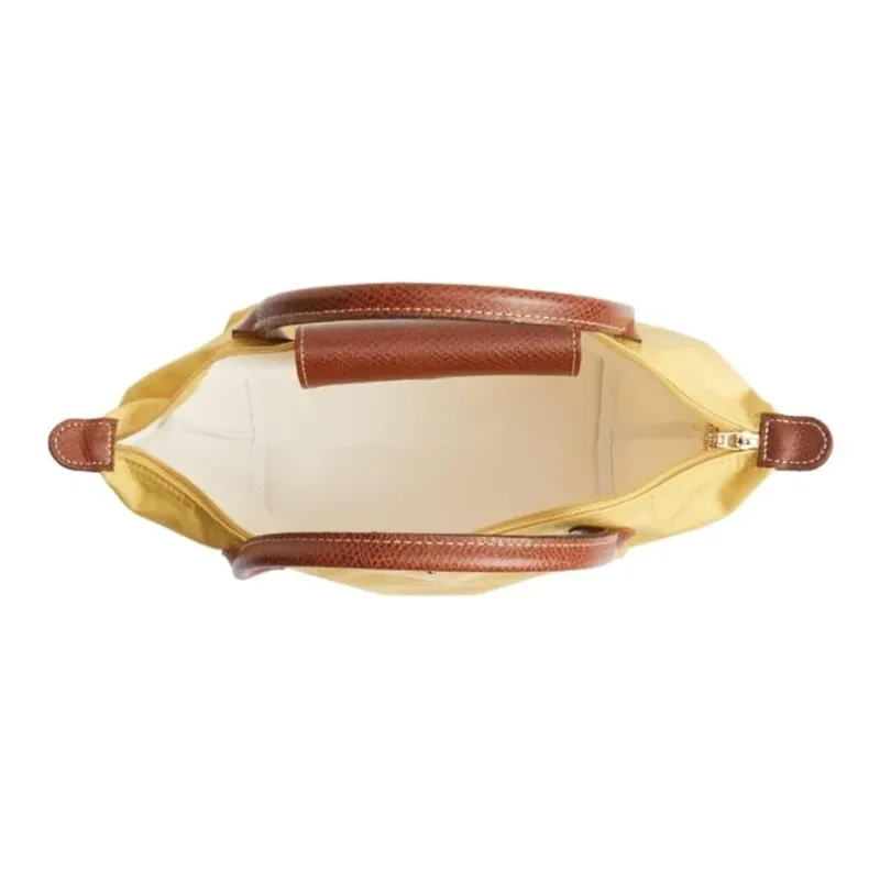 LONGCHAMP Le Pliage Nylon Canvas Dumpling Bag Handbag Trumpets Women's Yellow-2