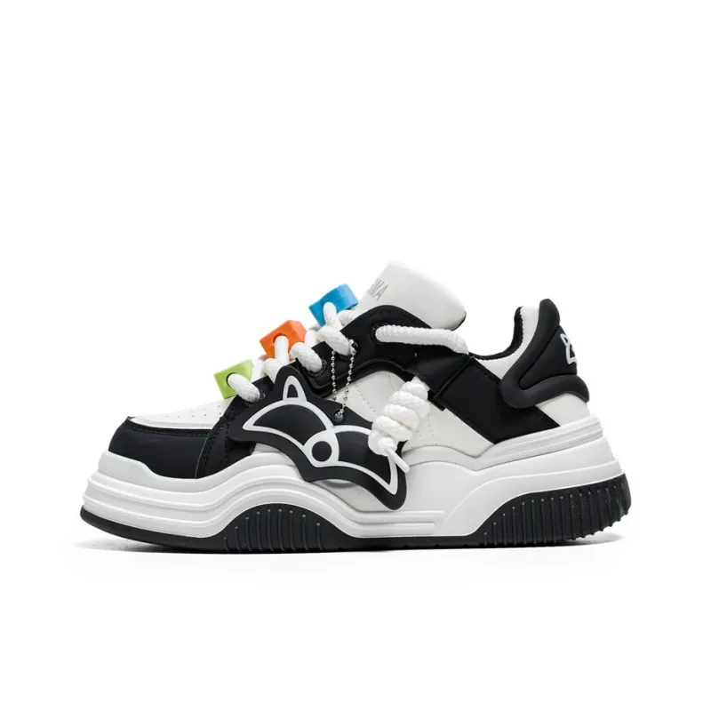 BINGO DUCK Coverage Mid Top Skateboard Shoes Men's-0
