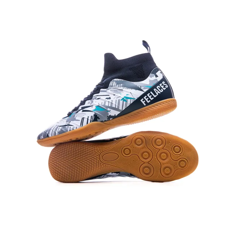 FEELACES Artificial Ground, Indoor Cushioning, Slip Resistant, And Abrasion Resistant Soccer Shoes Unisex-2