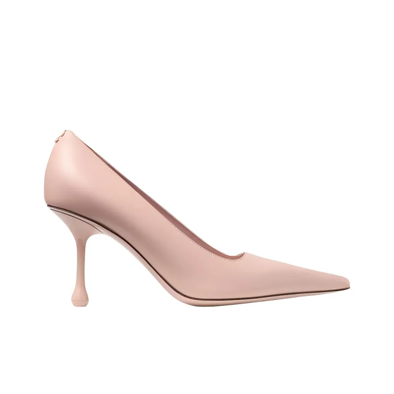 Jimmy Choo Ixia Irregular Heel High Heels 8cm Women's Pink-1
