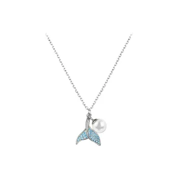 Regalrose 925 Sterling Silver Necklaces Women's Silver
