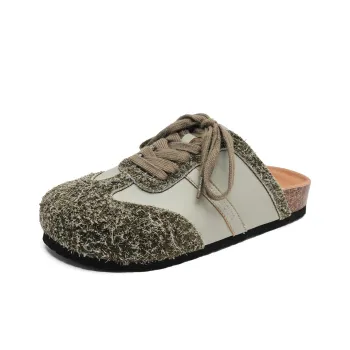 MUPPLE Rubber Sole Abrasion Resistant Slip Resistant Closed Toe Slippers Unisex