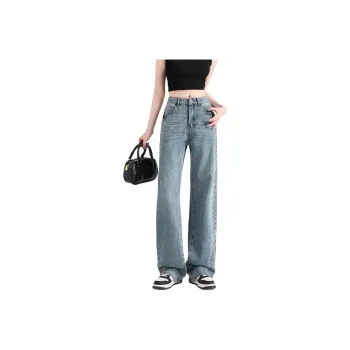 FAWENXIANGZI Jeans Women's Nostalgic Blue