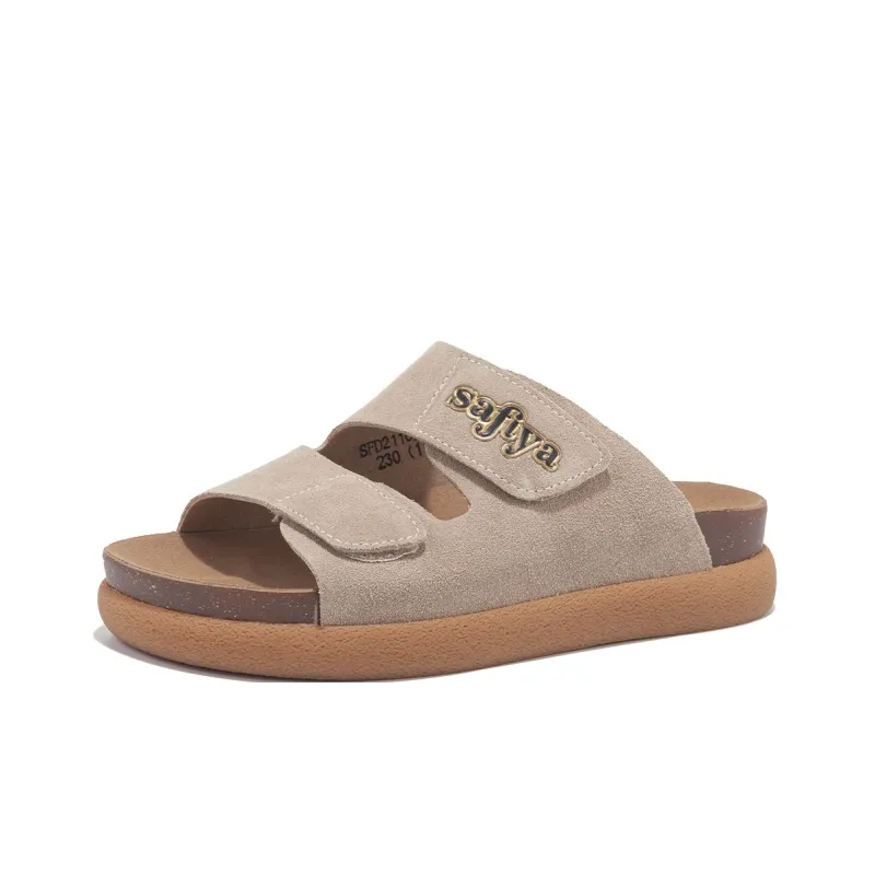 Safiya PU Polyurethane Abrasion Resistant Slide Slippers Women's-6