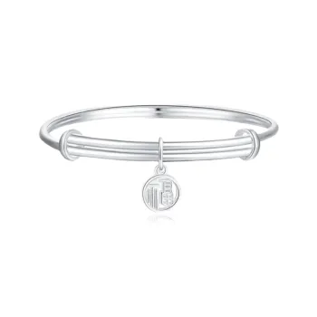 JUICY GRAPE S999 Fine Silver Bangles Women's