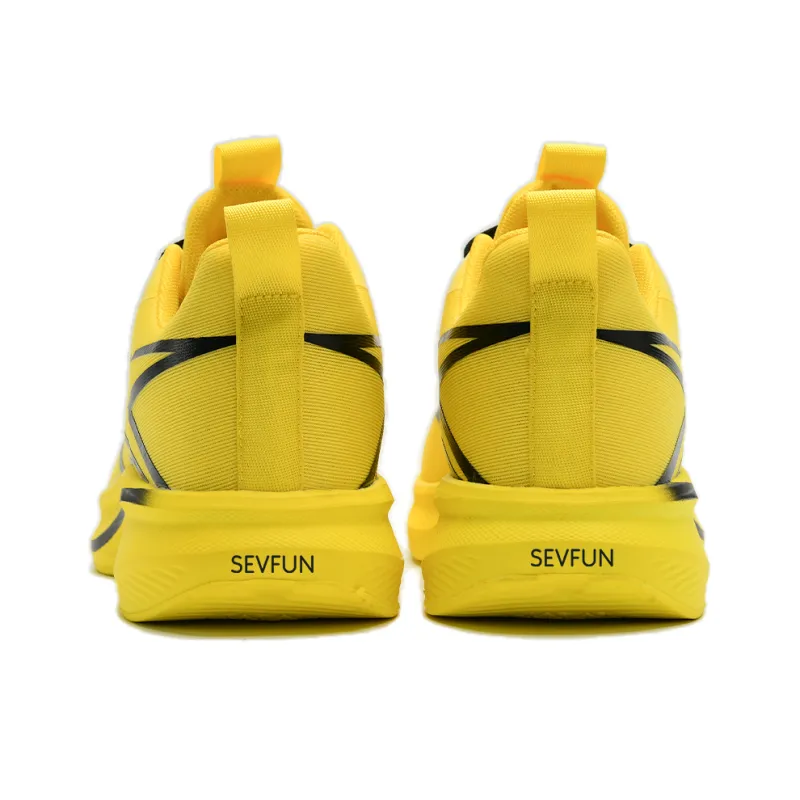 7 SEVFUN Running Shoes Unisex Low Top Black-4