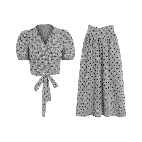 PLANE DRIFT Two Piece Skirt Sets Women's