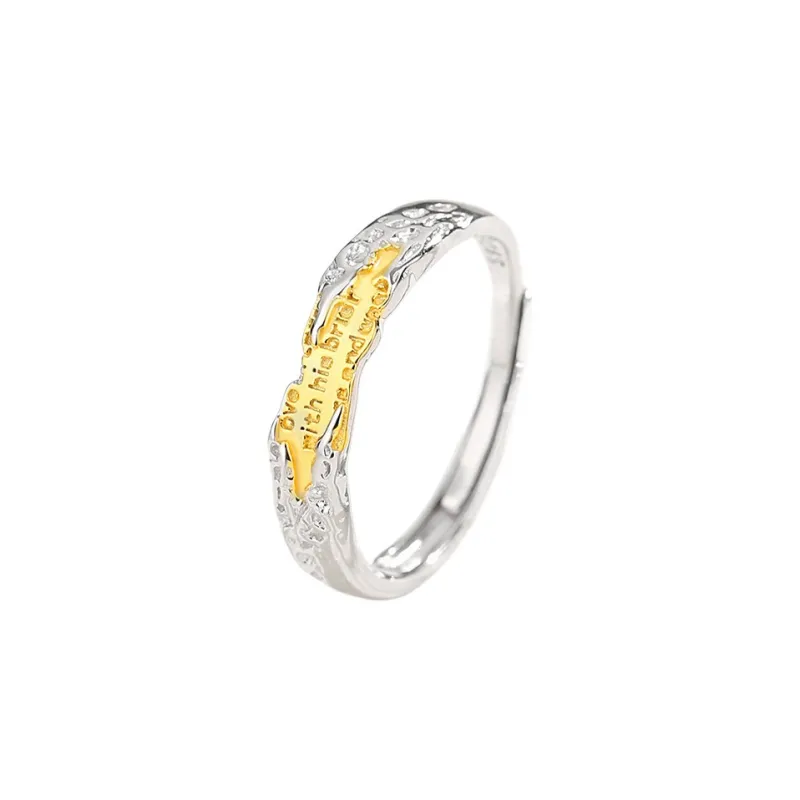 YINGNIXINDONG 925 Sterling Silver Rings Unisex-5