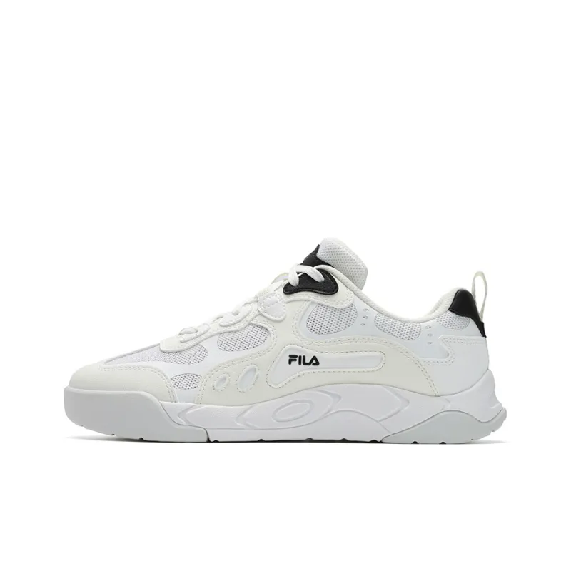 FILA RHYTHM STAR Rhythm Shoes Abrasion Resistant Breathable Low Top Skateboard Shoes Women's White-0