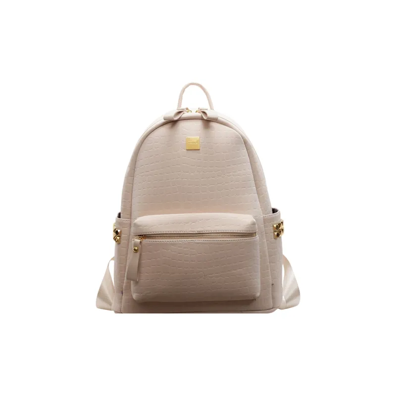 Yalu PU Backpack Regular Women's Gray/Black/Khaki/White/Coffee-12