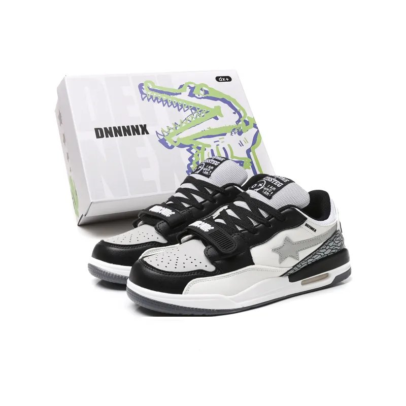 Dnnnn Slip Resistant, Waterproof, And Breathable Height Increasing Low Top Skateboard Shoes Unisex-6