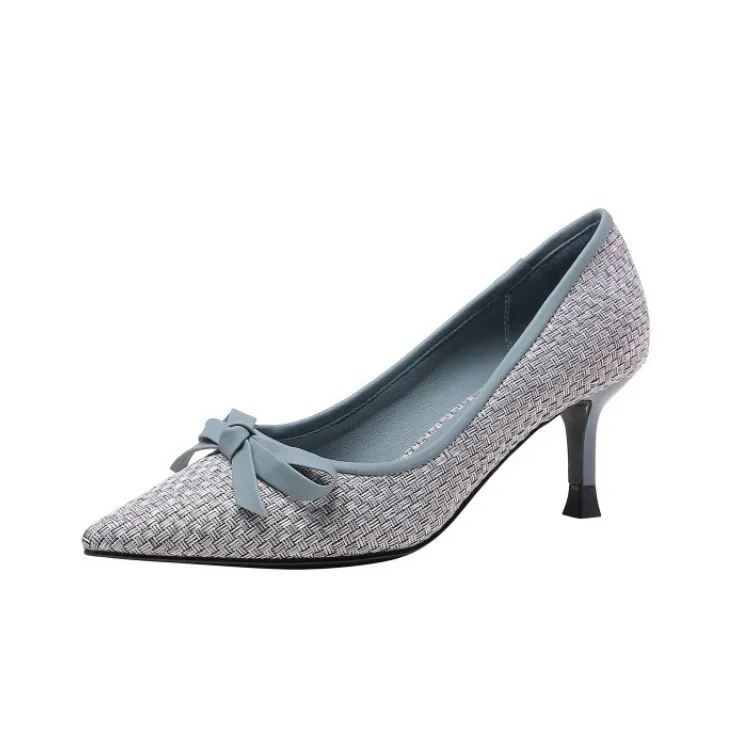 MCKP High Heels Women's Black/Blue/Apricot/Gray-9