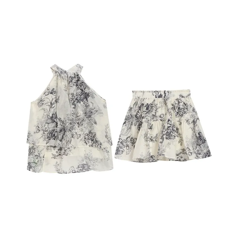 PLANE DRIFT Two Piece Skirt Sets Women's-1
