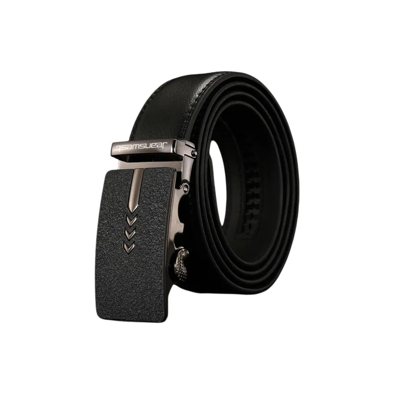 JEANSWEST Split Cow Leather Belts Men's 3.5cm-2