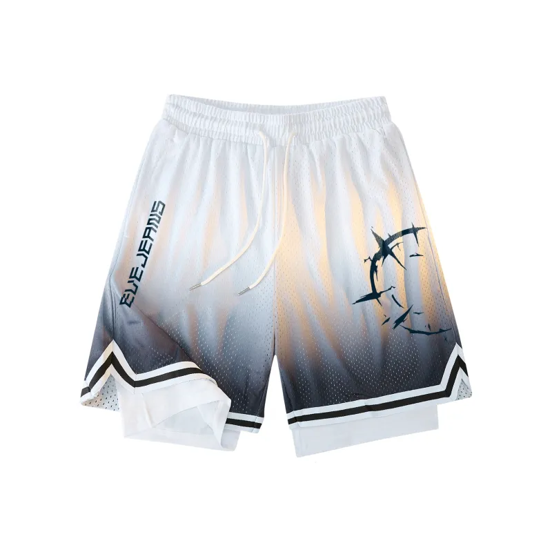 Yiwen Basketball Shorts Unisex-10