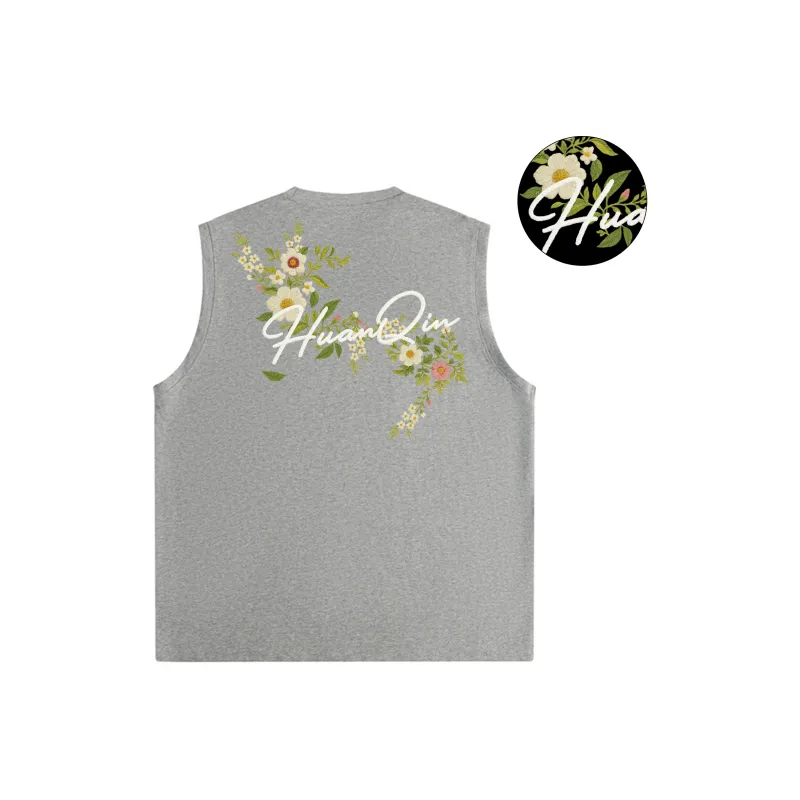 HUANQIU Tank Tops Unisex-12