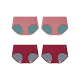 4 Pack (Vintage Rubber Pink+Vintage Rubber Pink+Burgundy Red+Burgundy Red)