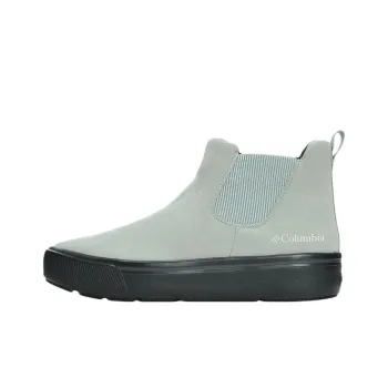 Columbia HAWTHORNE RAIN Anti Slip Wear Resistant Mid Top Casual Shoes Unisex Gray Green