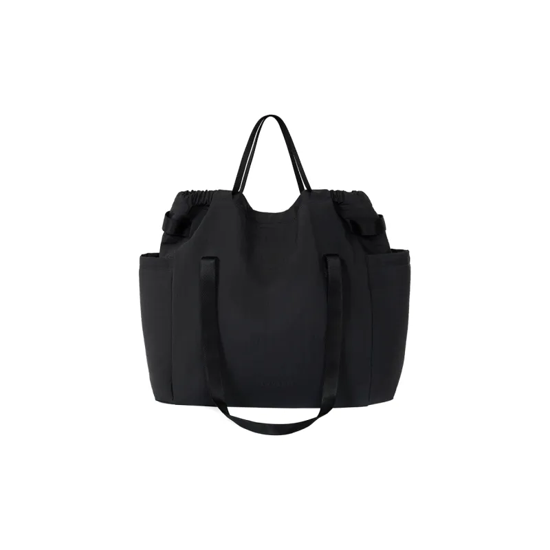 CLOUT CLOUD Nylon Tote Bag, Shoulder Bag, Handbag Women's Pumice Gray/Starry Black-1