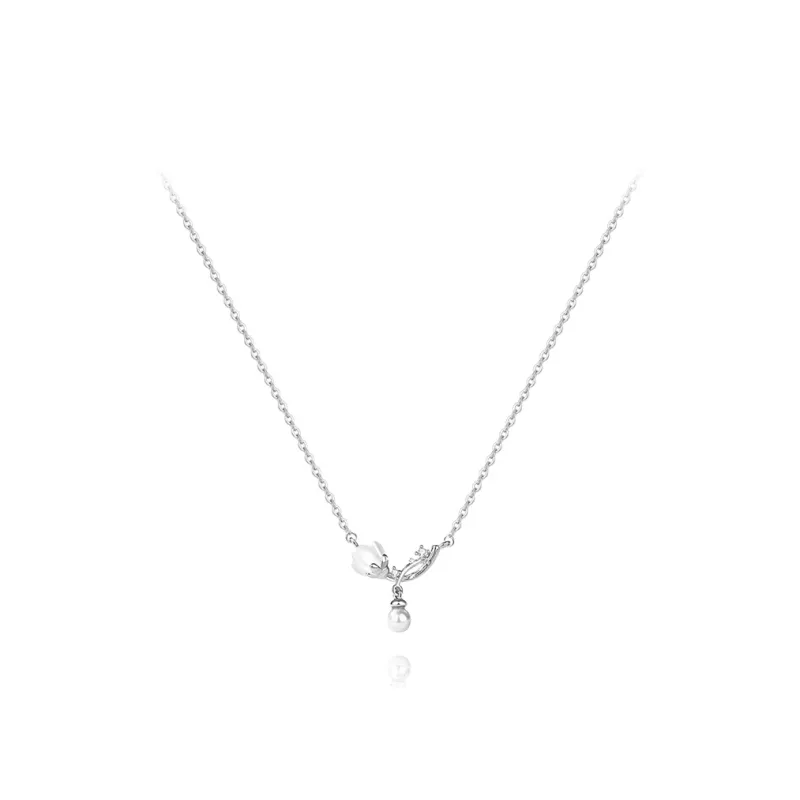 BLANK IN BLANK Zircon Necklaces Unisex-9