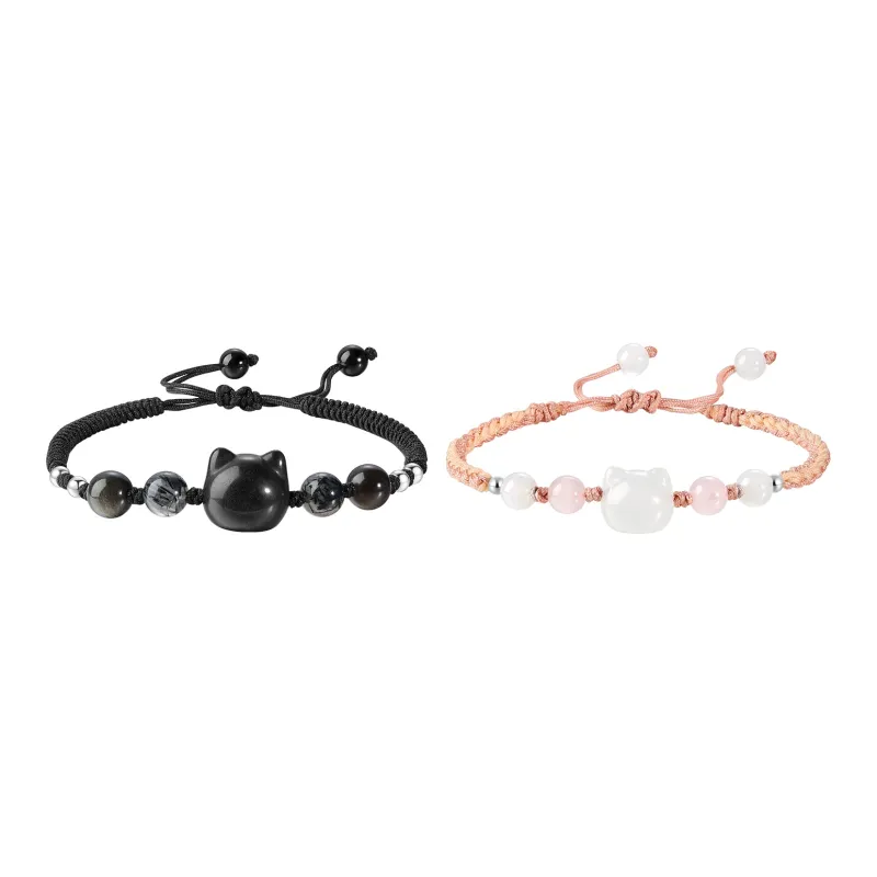 ZEGL Natural Chalcedony Bracelets Women's-7