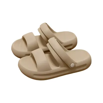 LUNNIFEIYA Squashy And Bouncy Feeling Sandal Summer Outerwear Platform Seaside Slip Resistant EVA Reversible Slippers