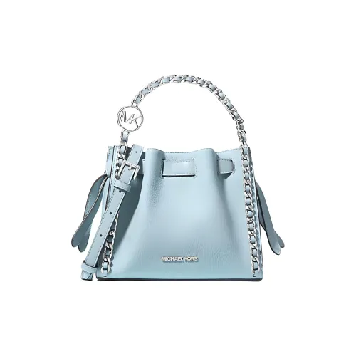 MICHAEL KORS Mina Polyurethane Handbag Shoulder Bag Crossbody Bag Small Size Women's Blue Landscape