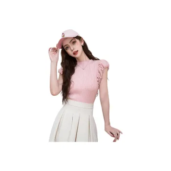 FAWENXIANGZI Puff Sleeve T Shirt Women's