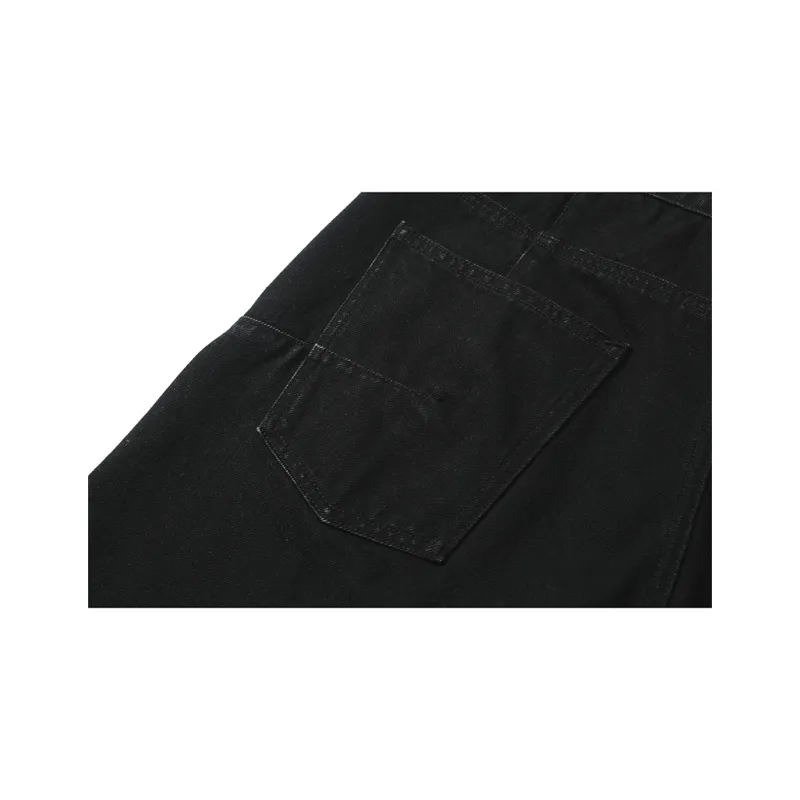 TERRA INCOGNITA Denim Shorts Unisex Black-7