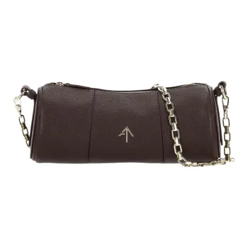 Manu Atelier Cylinder Calfskin Cylinder Bag, Shoulder Bag Women's Dark Brown