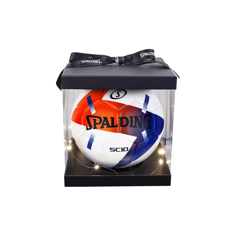 SPALDING SC10 Series Size 5 Soccer PU Seamless Thermal bonding Unisex White-7