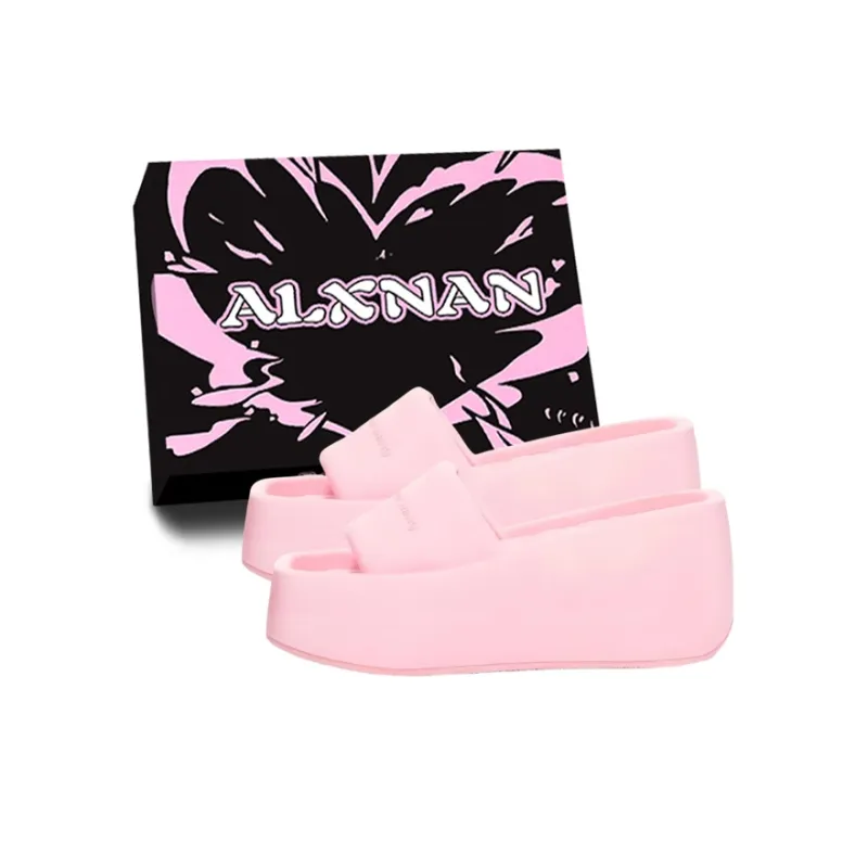 Alxnan Odor Resistant Slide Slippers Women's Box-16