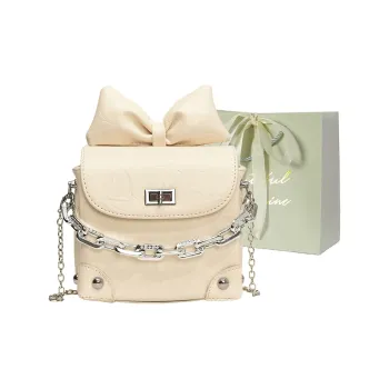 JIANGLIDA PU One Shoulder Handbag Large Size Women's White/Pink/Silver/Black