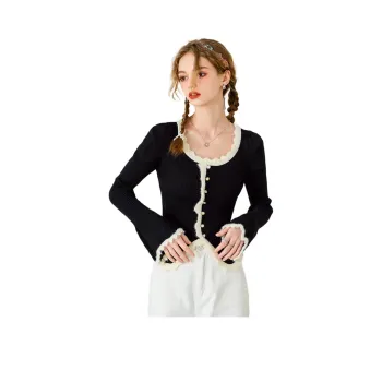 FAWENXIANGZI Knitwear Women's Black