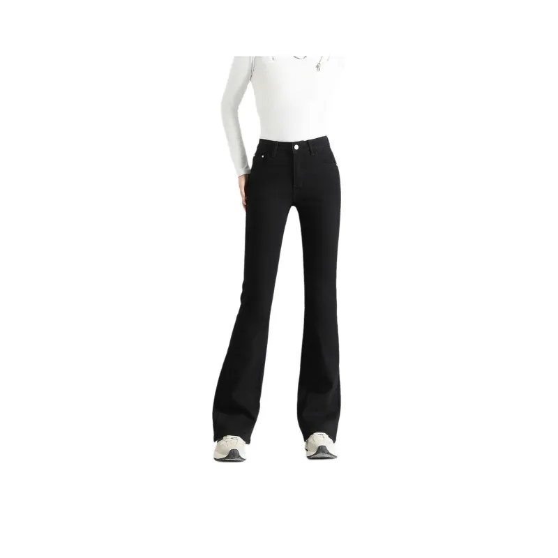 FAWENXIANGZI Jeans Women's Black-0