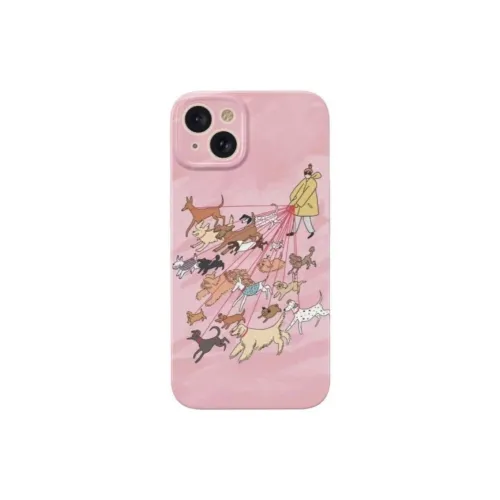 Beams PC Material Niche Cute Dog Walker Expert Phone Cases Compatibility Iphone16/15/14/13/12/11Pro/ProMax/Plus