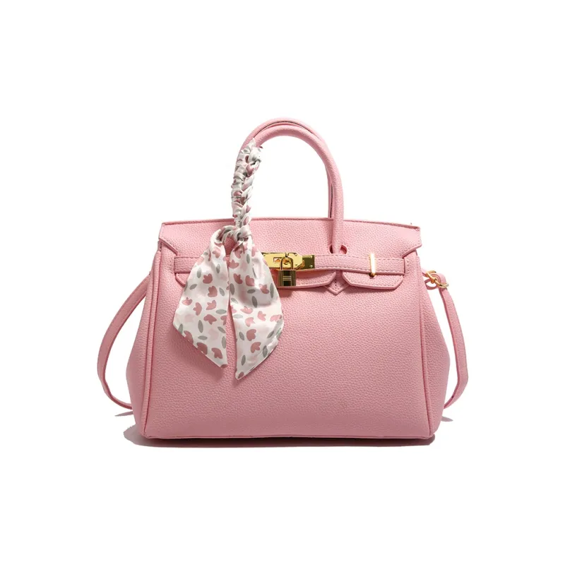 Yalu PU Crossbody One Shoulder Handbag Women's White/Black/Gray/Pink/Brown-9
