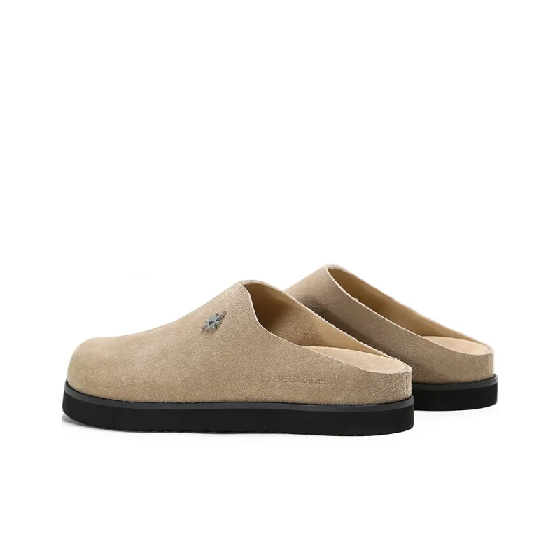 ADCDAVINCI Sun Collection Slip Resistant Abrasion Resistant Closed Toe Slippers Unisex Coffee-2