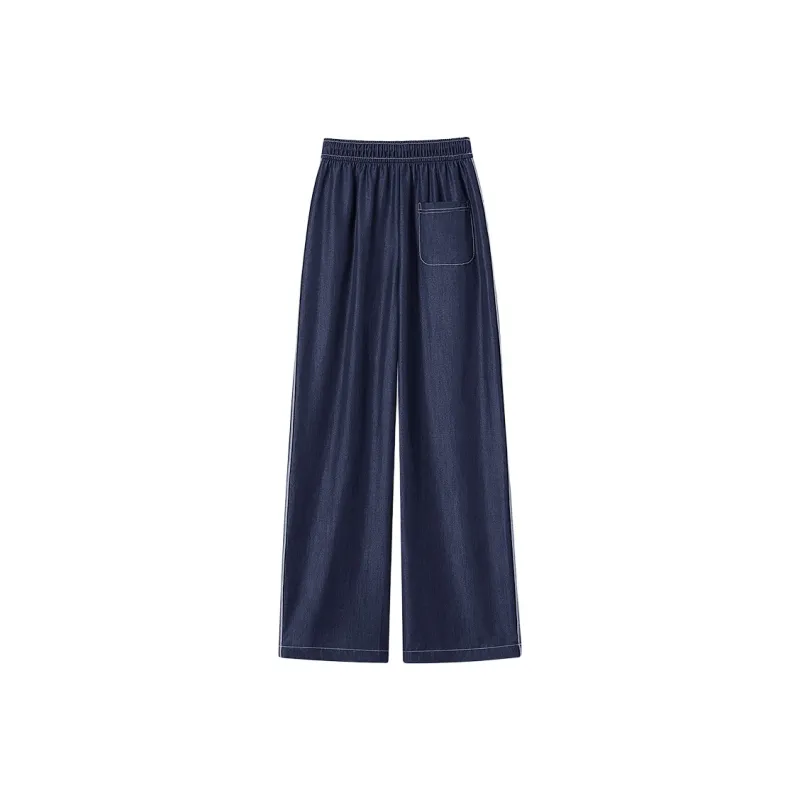 TOUCH Casual Pants Women's Dark Blue-3