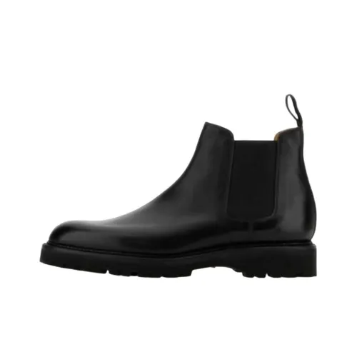 JOHN LOBB Lawry Short Chelsea Boots Men's Black