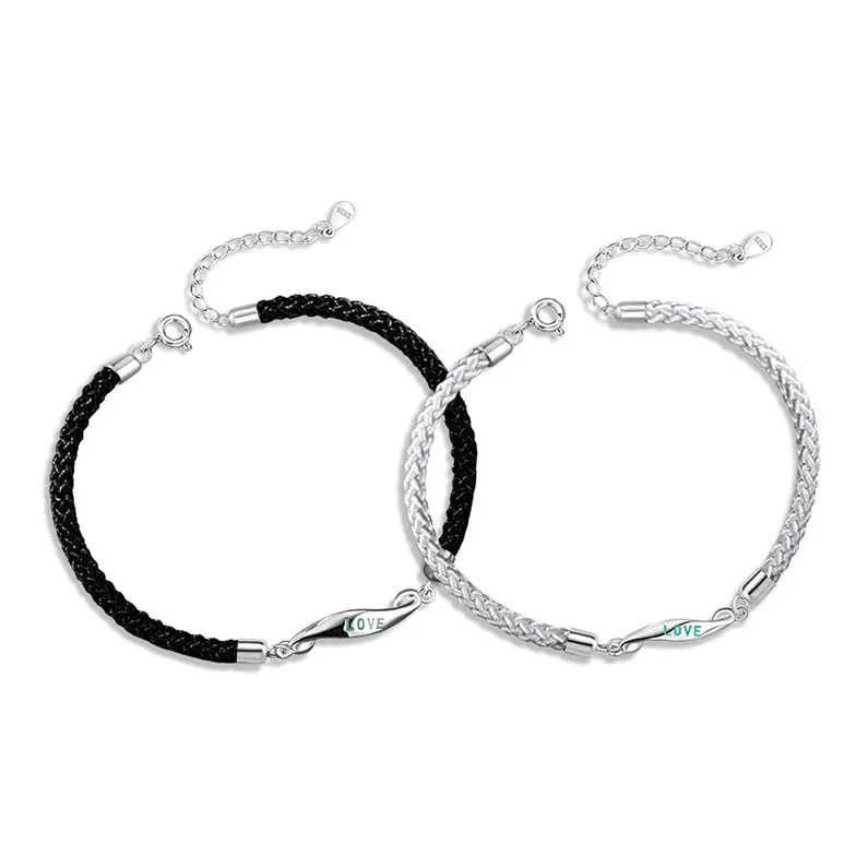 FUO S925 Silver Bracelets Unisex-0