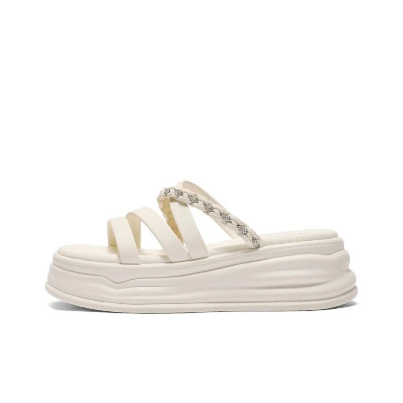 BELLE PU Polyurethane Abrasion Resistant Slide Slippers Women's-0