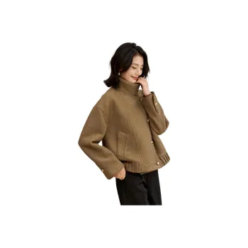 Mo Han Yi Mei Jackets & Coats Women's Camel