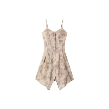 ABCMININ Slip Dresses Women's Coffee