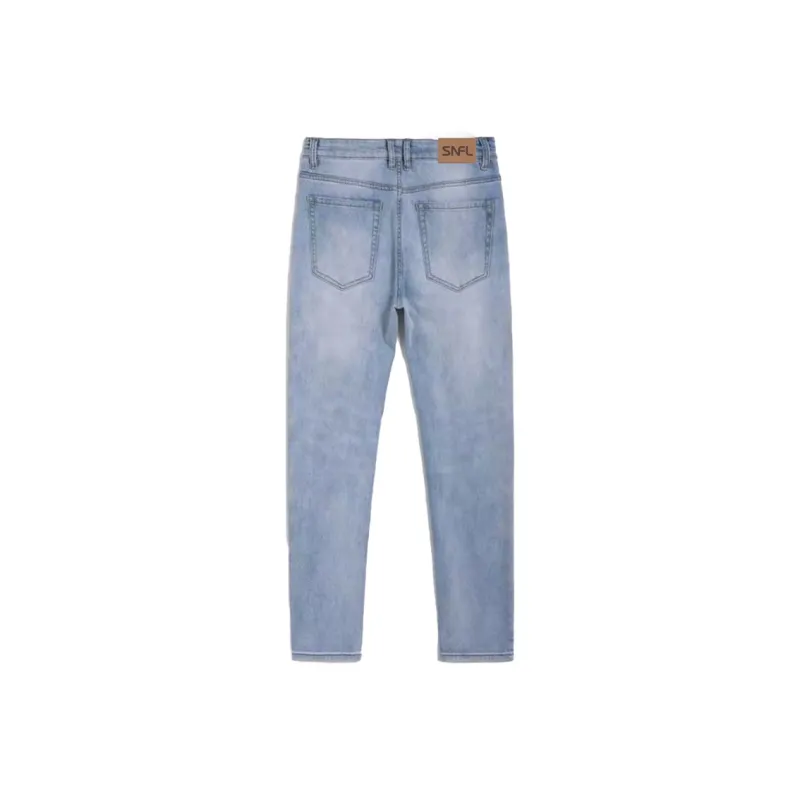 SNOW FLYING Jeans Unisex Blue-1