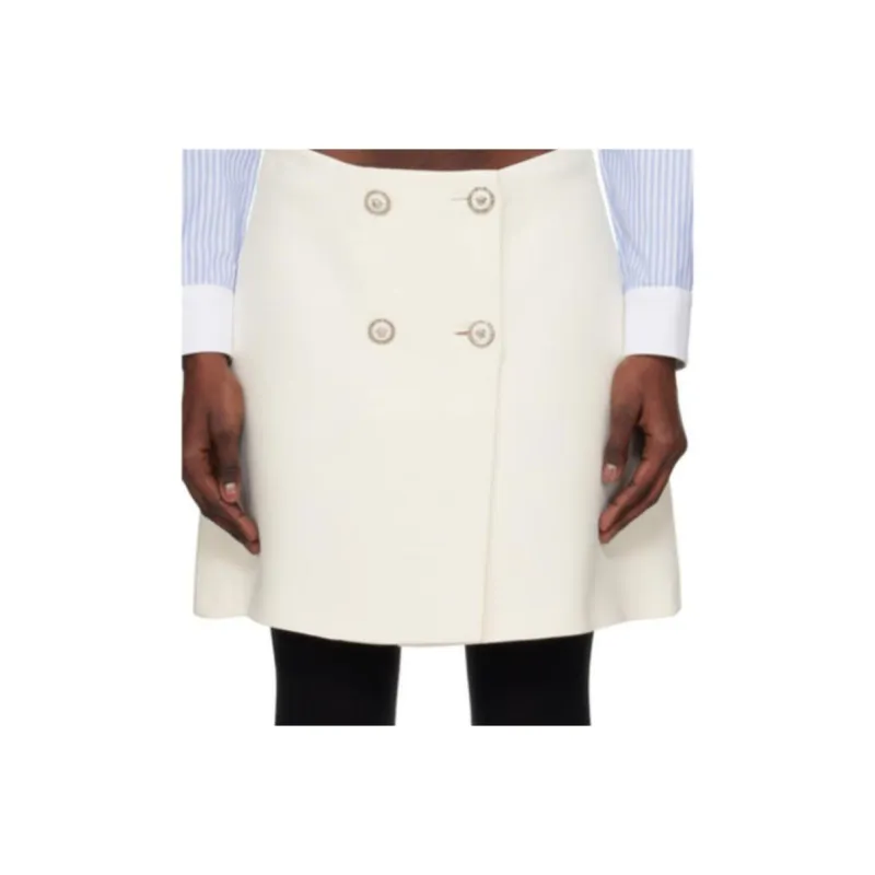 VERSACE Casual Short Skirts Women's White-0