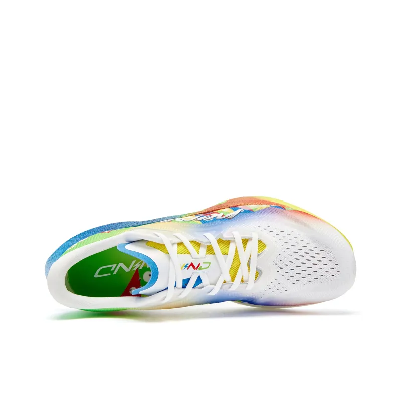 QIAODAN Strong Wind 3.0 Running Shoes Men Low Top Jordan White, Neon Green-3