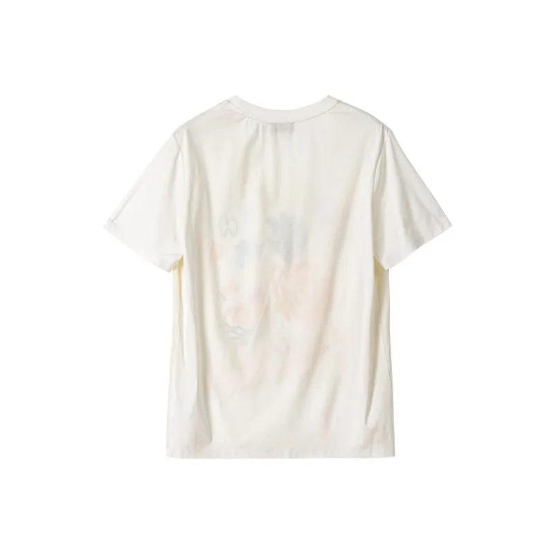 Bethine ['Pineapple' Calm And Unperturbed] T Shirts Women's White-1