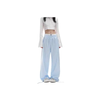 DUATOGE Casual Pants Unisex Blue 